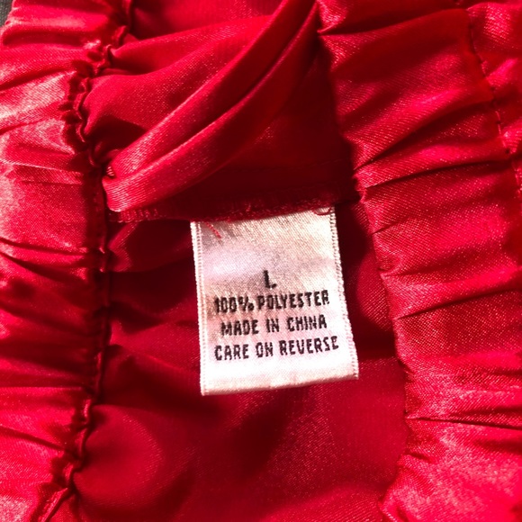 🥀 Pajamas, Luxurious Red with black Lace🌹🖤 - Picture 5 of 16